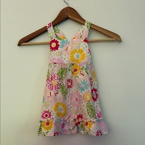GAP Pink‎ and Yellow Halter Sundress Casual